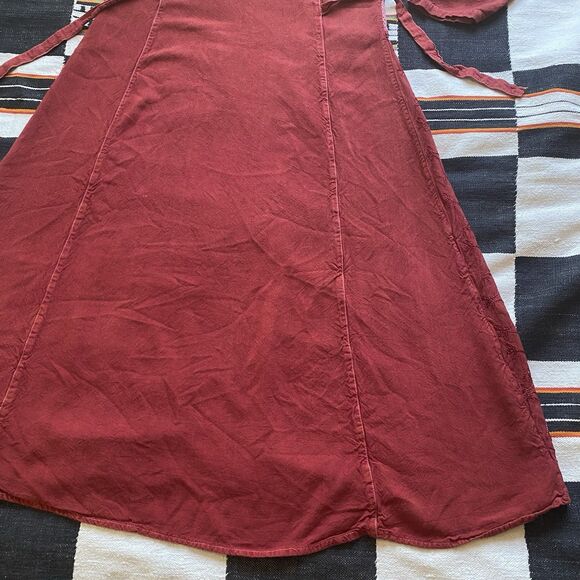 Vintage Just Cruising Rayon Floral Embroidered Midi Dress. 3/4 Sleeves. One Size - Picture 16 of 16